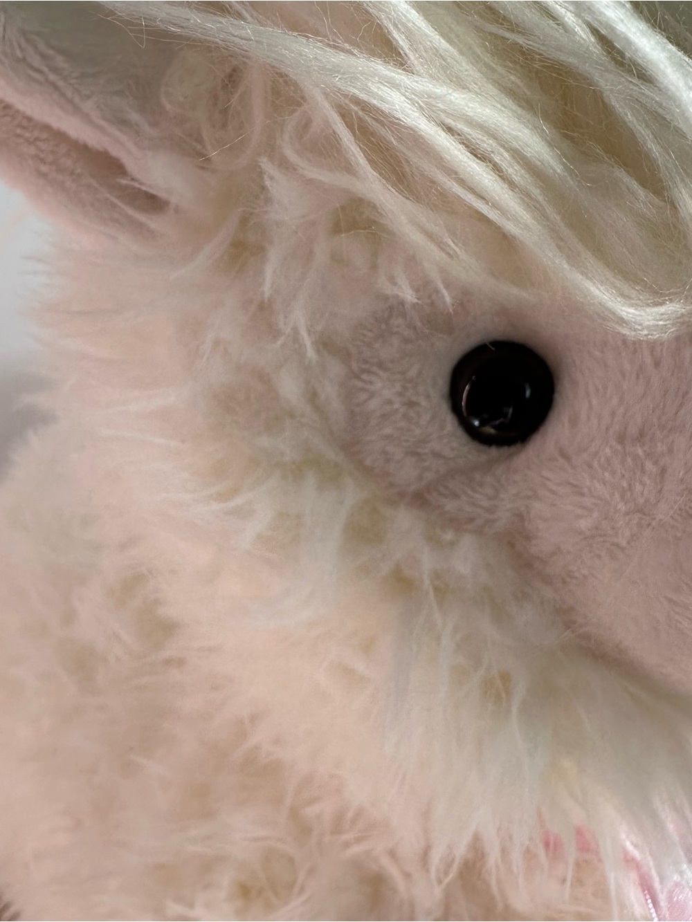 NEW with tags • Celebrate It Cream Plush Llama with Pink Polka Dot Bow - Picture 12 of 16